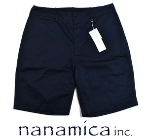 【送料無料】新品 nanamica ナナミカ チノショーツ 34 定価2万3100円 SUDS316 ネイビー Chino Shorts