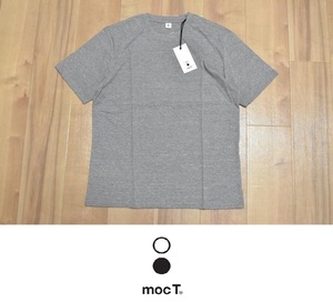 【送料無料】新品 moc t. モクティ クルーネック Tシャツ M グレー杢 JS010 