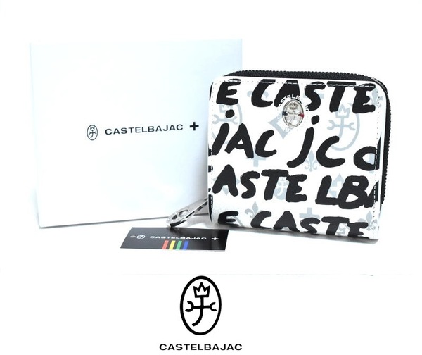 【送料無料】新品 カステルバジャック CASTELBAJAC 【ヤリス】2つ折り財布 62602 ホワイト 062602