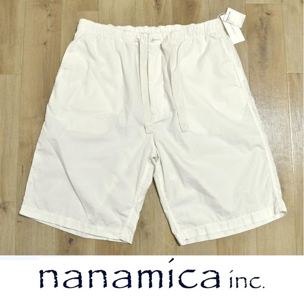 【送料無料】新品 nanamica ナナミカ Easy Shorts イージー ショーツ 36 定価２万7500円 SUDS304 Ecru