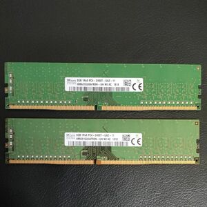 メモリ 8GB×2 デスクトップ用 DDR4-2400 PC4-19200 SK hynix 288ピン