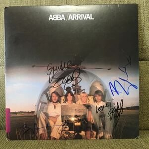 ABBA アバ Agnetha Fltskog アグネータ・フェルトスコグ Anni-Frid Lyngstad アンニ・フリッド・リングスタッド 直筆サイン入りレコード