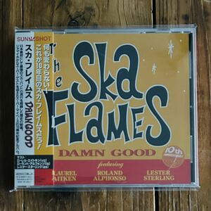 The Ska-Flames Featuring Laurel Aitken / Roland Alphonso / Lester Sterling с лентой CD Damn Good.. ska f Ray ms