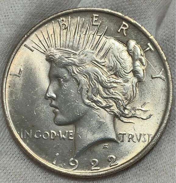 a679 1922年　ピースダラー銀貨　 アメリカ 銀貨 古銭 硬貨 貨幣