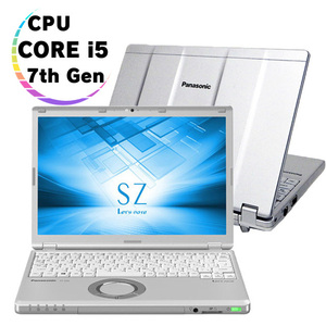 中古ノートパソコン Panasonic Let's note SZ6 B級品 液晶12.1型 WPS Office搭載 SSD256GB メモリ8GB コアi5 WEBカメラ Bluetooth 無線LAN