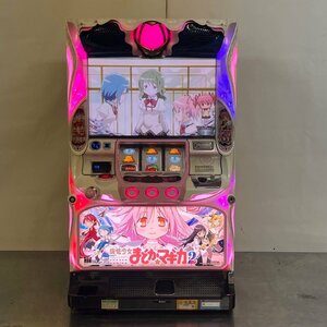 パチスロ スロット実機 「魔法少女まどか☆マギカ２」 メーシー コイン不要 家庭用電源 動作確認済 まどマギ/C4185