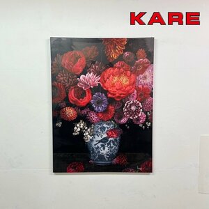 KARE/カレ フラワーエクスプロージョン 120x90 cm　タッチドピクチャー アート インテリア 美品/C4471
