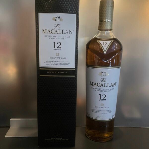 マッカラン 箱付 MACALLAN シェリーオークカスク スコッチウイスキー シングルモルト