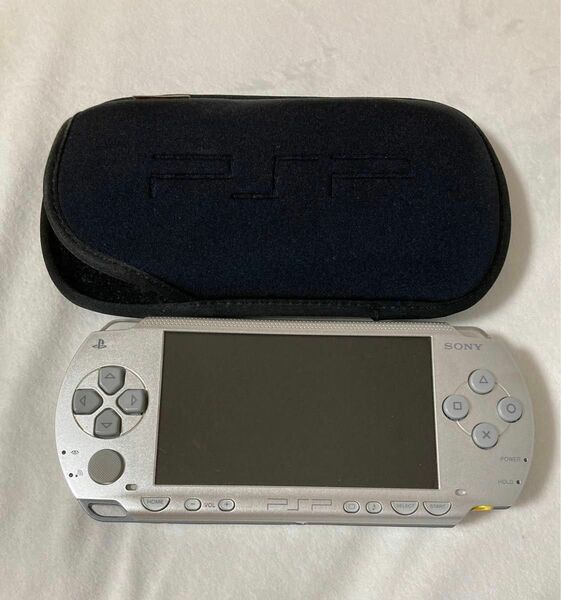 PSP SONY ソニー プレイステーションポータブル シルバー