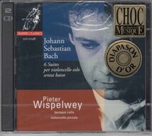 [2CD/Channel]バッハ:無伴奏チェロ組曲全曲(第1-6番)BWV.1007-1012P.ウィスペルウェイ(vc) 1998.1_画像1