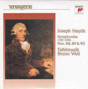 [CD/Sony]ハイドン:交響曲第88-90番/B.ヴァイル&ターフェルムジーク・バロック管弦楽団 1994.5