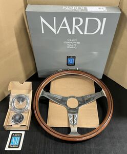  with translation free shipping Nardi steering wheel Classic wood 380mm polish spoke N140[5]