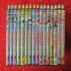 DVD 侍戦隊シンケンジャー 全12巻+4巻 計16巻セット 再生確認済み