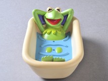 ビンテージ カーミット ソープディッシュ 石鹸置 ソフビ '90 ソニークリエイティブ Kermit the frog sony creative ジムヘンソン マペッツ_画像2