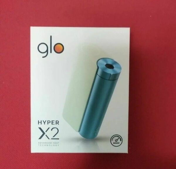 【新品未使用品】開封後発送 電子タバコ glo HYPER X2 ミントブルー グロー ハイパー エックスツー 電子たばこ