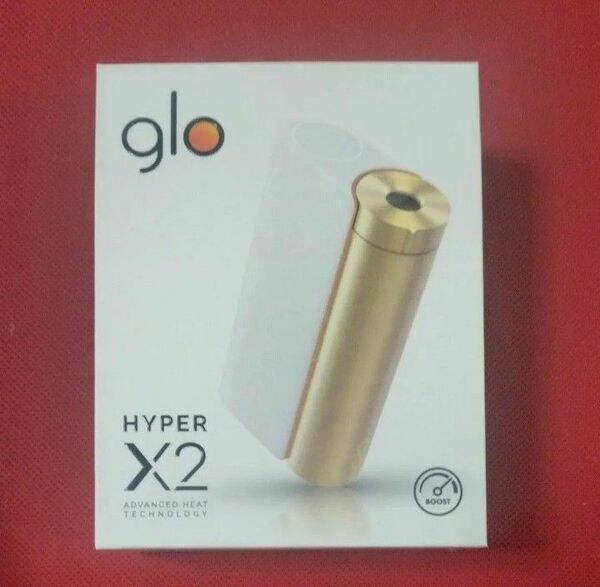 【新品未使用品】開封後発送 電子タバコ glo HYPER X2 ホワイトゴールド グロー ハイパー エックスツー 電子たばこ