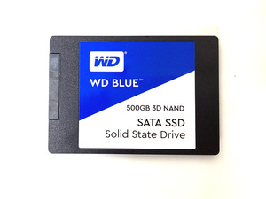 ウエスタンデジタル　WD BULE SSD 500GB（WDS500G2B0A）稼働時間1139時間