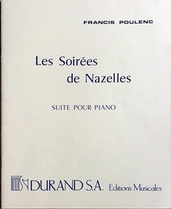  Pooh rank nazeru. night ( piano * Solo ) import musical score POULENC Les Soirees de Nazelles foreign book 