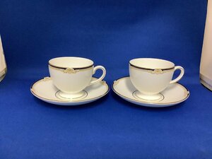 ○●○WEDGWOOD　ウェッジウッド　キャベンディッシュ　カップ＆ソーサー2客セット(現状品)○●○