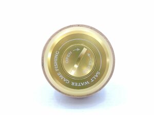 [ used beautiful goods ] Studio Ocean Mark round steering wheel knob cork AG45/L Gold body only [B123I186]