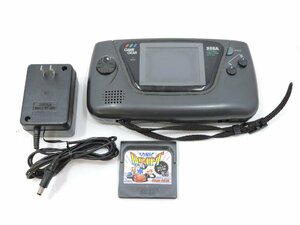 SEGA セガ GAME GEAR ゲームギア 本体 ACアダプタ ソニックドリフト まとめ売り ジャンク品[B038I192]