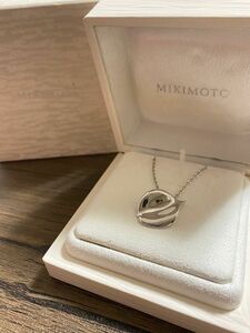 値下げ！MIKIMOTO ミキモト　ペンダント　ネックレス　シルバー　バラ花びら