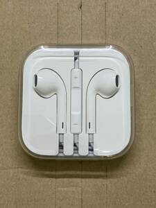 【未使用】純正 iPhone マイク付き イヤホン ミニプラグ アップル Apple／EarPods with 3.5mm Headphone Plug イヤホンジャック