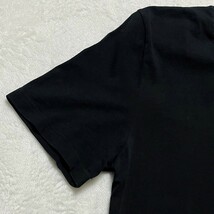 極美品/Mサイズ●ディオールオム Dior HOMME 半袖Tシャツ BEE刺繍 クルーネック 黒 ブラック 蜂_画像4