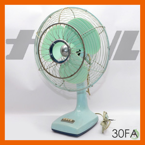 【昭和レトロ】NATIONAL ELECTRIC FAN 扇風機 30FA 30cm 3枚羽根 アンティーク