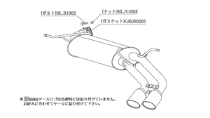 柿本改 KRノーブルエリッセ B52345A マフラー スバル インプレッサスポーツ [DBA-GP6] 柿本 送料無料