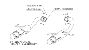 柿本改 レグ06&R B21314 マフラー スバル レガシィツーリングワゴン [DBA-BP9] 柿本 送料無料