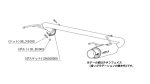 柿本改 レグ06&R B21328 マフラー スバル インプレッサ [DBA-GH6] 柿本 送料無料