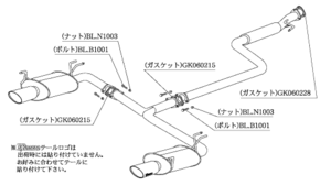 柿本改 KRノーブルエリッセ H51362B マフラー ホンダ オデッセイ [UA,DBA-RB1 06/4_M/C後] 柿本 送料無料