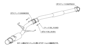 柿本改 レグ06&R M21323 マフラー ミツビシ ランサーエボリューション IX/IXMR[GH-CT9A] 柿本 送料無料