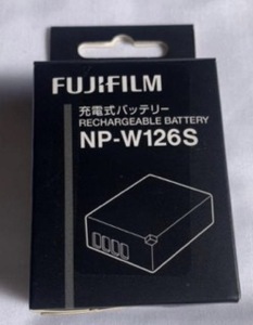 充電式バッテリー NP-W126S
