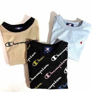 【新品未使用品】Champion チャンピオン Tシャツ 80cm まとめ売り 3枚セット　ロゴ