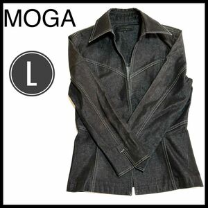 アウター　MOGA モガ　ジャケット　デニム　Lサイズ　長袖