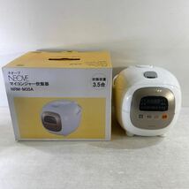 NEOVE ネオーブ 炊飯器 マイコン炊飯ジャー NRM-M35A 3.5合炊き 2018年製 中古美品_画像1