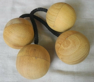  Jack fruit (palamitsu). wooden a Sara to Pachi ka two pcs set natural tree good sound 