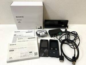 ☆ SONY ソニー デジタルミュージックプレーヤー Sシリーズ NW-S315K ブラック 16GB 動作確認済 スピーカー・シリコンカバー付き 管BCAR
