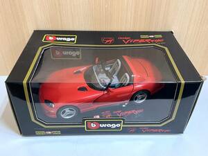 ☆ Bburago ブラーゴ 1/18 Dodge VIPER RT/10 ダッジ ヴァイパー (1992) cod.3025 DIE-CAST Metal ダイキャストメタル 管GAR