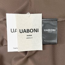 一枚限定EU製＆定価4万◆UABONI*Paris*ポロシャツ*ユアボニ*パリ発◆上質 快適 ソフト POLO 吸汗速乾 無地 通勤 カジュアル 2XL/52サイズ_画像9