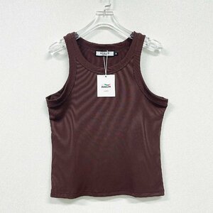  new work Europe made * regular price 2 ten thousand * BVLGARY a departure *RISELIN tank top thin ventilation comfortable rib inner tops beautiful . lady's summer L/48