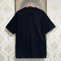 個性EU製＆定価2万◆UABONI*Paris*半袖Tシャツ*ユアボニ*パリ発◆上品 通気 吸汗 刺繍 フリンジ カットソー スウェット 個性 男女兼用 2XL_画像2