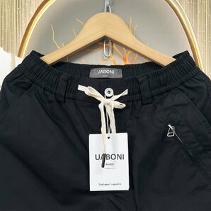 最高峰EU製＆定価5万◆UABONI*Paris*スウェットパンツ*ユアボニ*パリ発◆綿100％ 薄手 ギャザー ロングパンツ ボトムス スポーツ 通勤 2XLの画像3