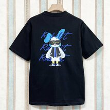 個性 定価2万 FRANKLIN MUSK・アメリカ・ニューヨーク発 半袖Tシャツ 上質 薄手 吸湿 ウサギ カットソー スタイリッシュ 日常 サイズ2_画像1