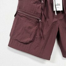 個性ヨーロッパ製※定価3万◆ブルガリア発※RISELIN ショートパンツ 人気 吸汗速乾 薄手 無地 カーゴパンツ レジャー 大きめ メンズ L/48_画像5