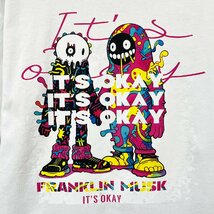 個性 定価2万 FRANKLIN MUSK・アメリカ・ニューヨーク発 半袖Tシャツ 通気 ソフト 遊び心 ポップ アメカジ スウェット 普段着 春夏 サイズ1_画像6