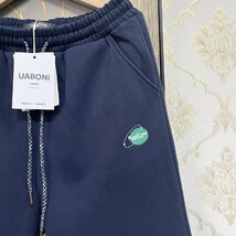 一枚限定EU製＆定価5万◆UABONI*Paris*スウェットパンツ*ユアボニ*パリ発◆上品 快適 裏起毛 保温 ズボン ボトムス スポーツ 日常 M/46_画像5