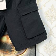 高級EU製＆定価3万◆UABONI*Paris*ショートパンツ*ユアボニ*パリ発◆上質 速乾 薄手 涼しい ハーフパンツスポーツ ゆったり メンズ L/48_画像6